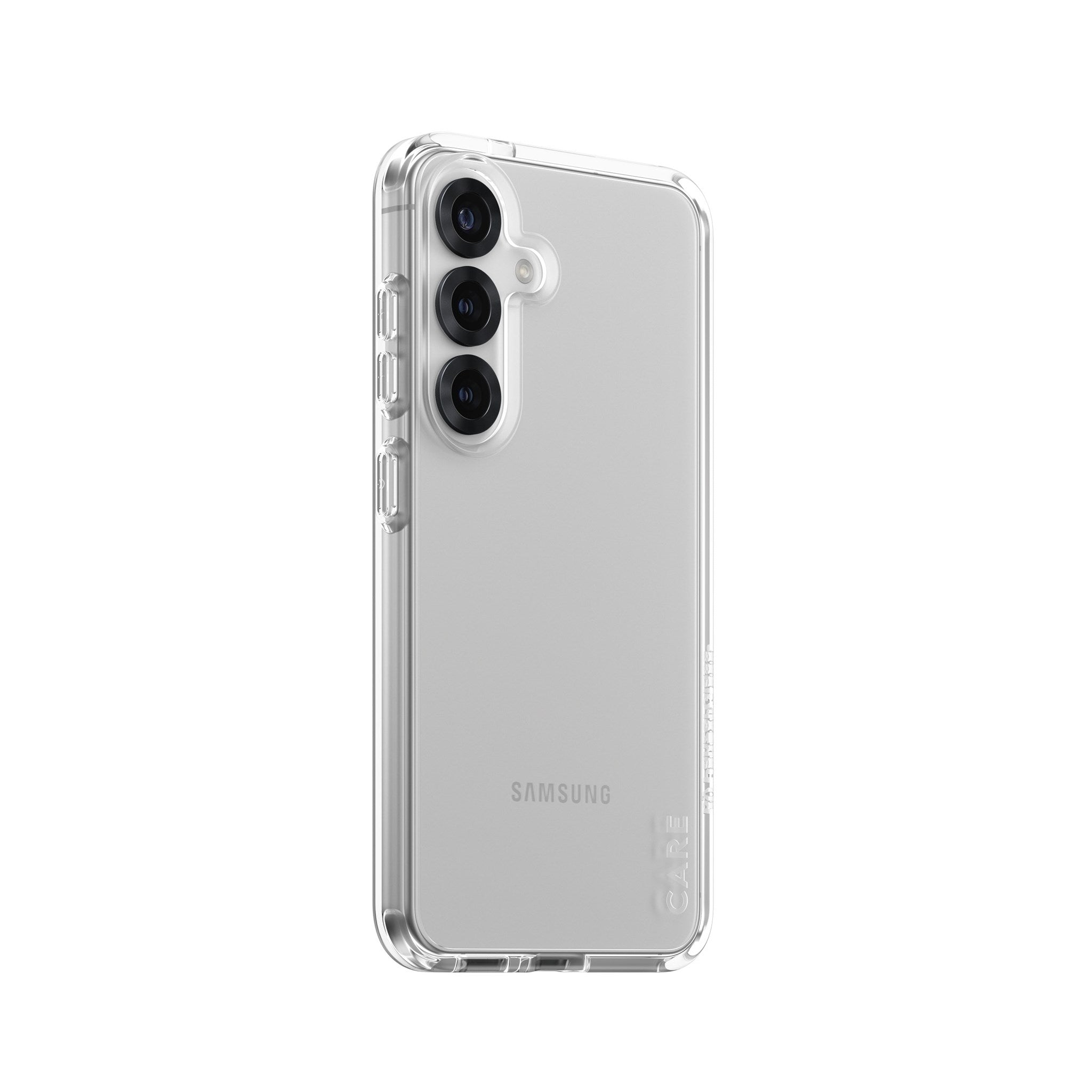 CARE by PanzerGlass® Flagship Case Transparent Urban Combat m. Klarer Rahmen Samsung Galaxy S25
